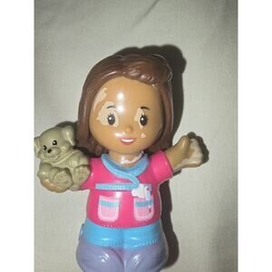 Replacement Female Vet Figure for Fisher-Price Little People Barbie Playset